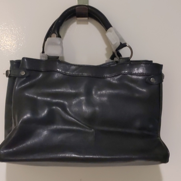 Victoria's Secret Black vegan leather handbag - Picture 2 of 8